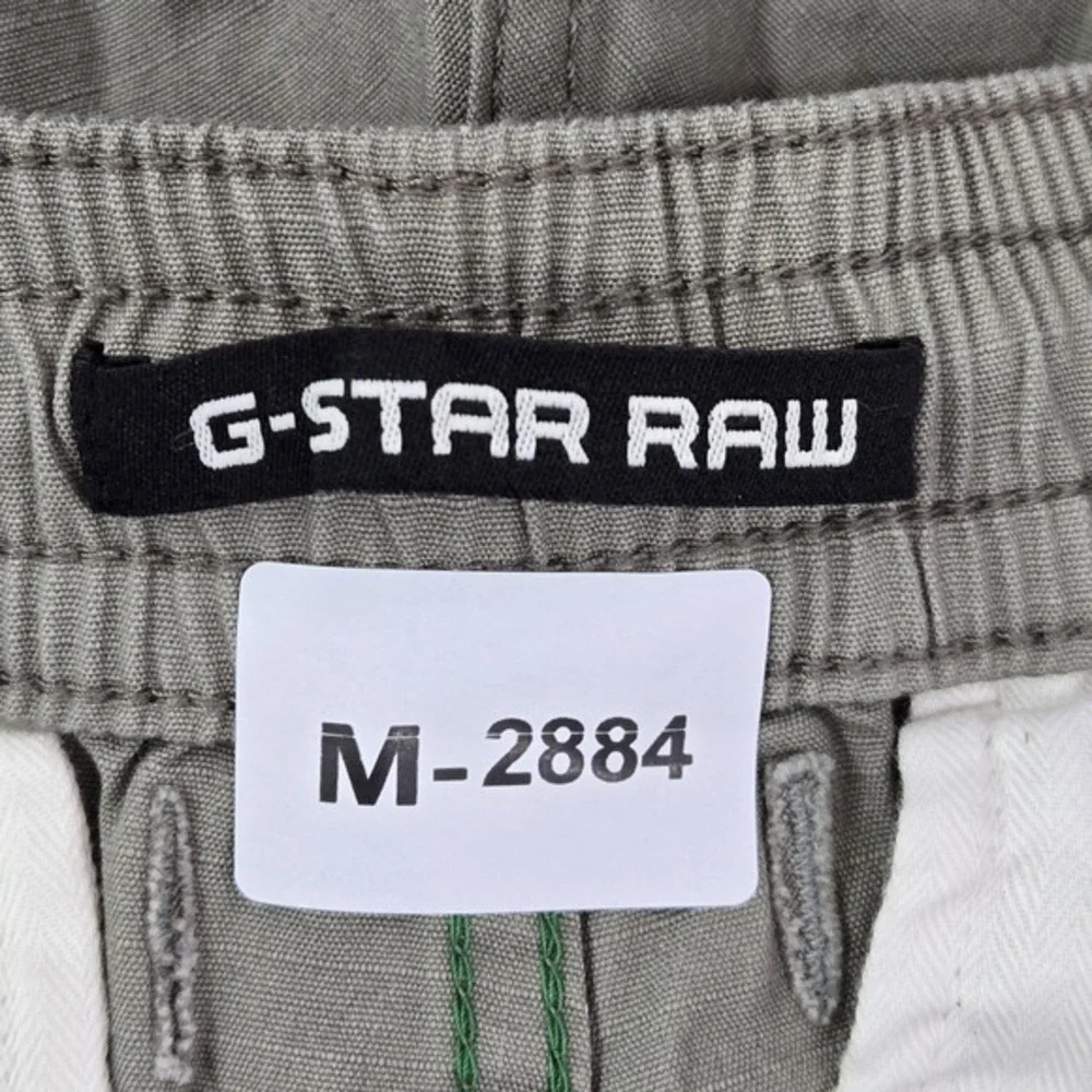 G-Star Raw Men Shorts‎ 36 Green Cargo SPORT TRAINER SHORT Logo READ